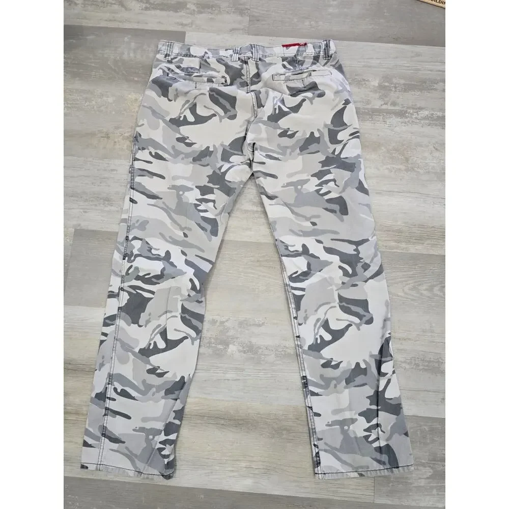 Jordan Craig Men's Camo Jeans 36x32 White Gray Winter Camouflage Streetwear